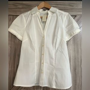 Ann Taylor White Blouse